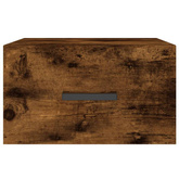 vidaXL Wiszące szafki nocne, 2 szt., przydymiony dąb, 35x35x20 cm model standard
