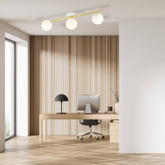 Lampa sufitowa  SPLENDI 3 WH OPAL