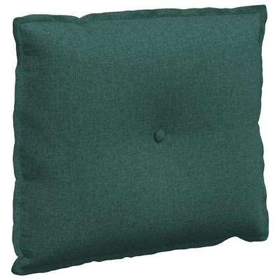 Poduszka na plecy Ciemna zieleń 60 x 19 x 50 cm tkanina