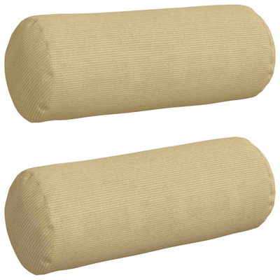 Poduszki Wałkowe 2 pcs Szary zielony ? 25 x 70 cm