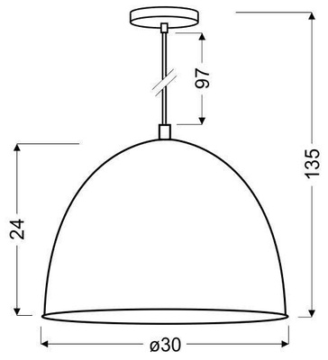 Lampa sufitowa wisząca 1X60W E27 szary + chrom PATCH 31-43160