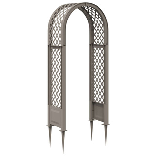 Różany łuk z kolcami Szary 97 x 43 x 218 cm PP