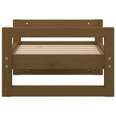 vidaXL Legowisko dla psa, miodowy brąz, 55,5x45,5x28 cm, sosnowe