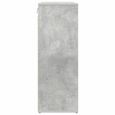 Szafka na buty z półką Betonowy szary 77,5 x 30 x 83,5 cm