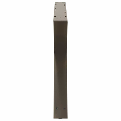 Nogi do stolika kawowego 2 szt. Naturalna stal 70x(42-43,3) cm Stal