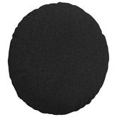 Poduszki na siedziska 2 pcs Czarny ?50 x 19 cm tkanina