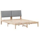 Ramka łóżka Brązowy 160 x 200 cm Lite drewno sosnowe