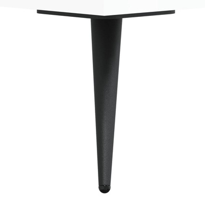 vidaXL Szafka pod TV, wysoki połysk, biała, 150x36x30 cm