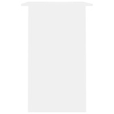 Biurko, białe, 90x50x74 cm, materiał drewnopochodny