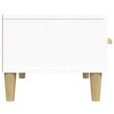 vidaXL Szafka pod TV, biała, 150x34,5x30 cm, materiał drewnopochodny
