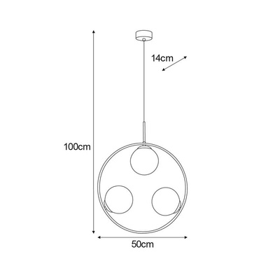 Lampa wisząca K-5113 z serii DAVOS