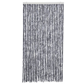 Zasłona przeciwko owadom, srebrna, 100x230 cm, szenil
