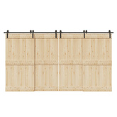 System do montażu drzwi przesuwnych, 400 cm, stal, czarny