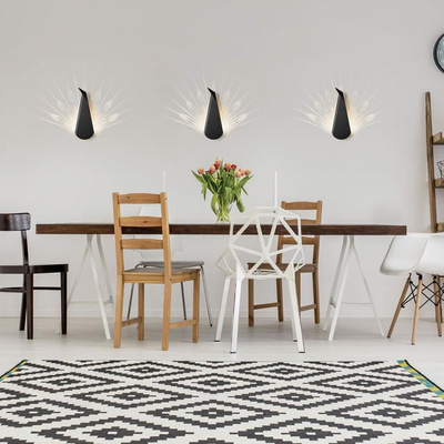 Kinkiet LED Paw Abigali Pawn Czarny