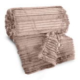 Koc Nina pudrowy 220x200