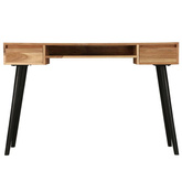 vidaXL Biurko z litego drewna akacjowego, 118 x 45 x 76 cm