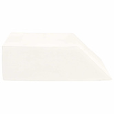 Poduszka na nogi Gładki Biały 63 x 52 x 19,5 cm Pianka PU