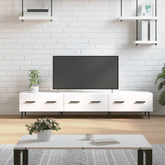 vidaXL Szafka pod TV, biała, 150x36x30 cm, materiał drewnopochodny model standard