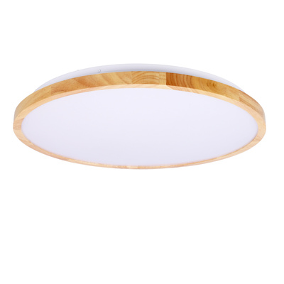 Plafon LED biały drewno 36W 4000K Gandava 14-75260