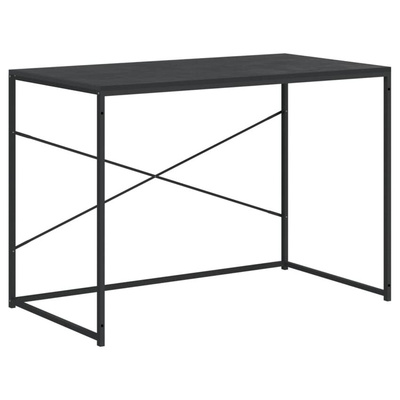 vidaXL Biurko komputerowe, czarne 110x60x70 cm materiał drewnopochodny