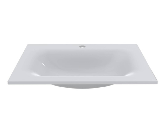 Umywalka JESSEL 600 MIRASTONE CZARNA Z BROKATEM