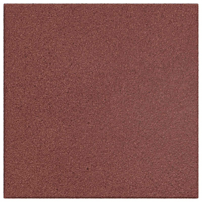Płytki ochronne przed upadkiem 6 pcs czerwony 50 x 50 cm Guma