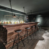 LAMPE GRASS LAMPA SUFITOWA CZARNA MATOWA