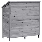 Shed ogrodowy Szary 106 x 56 x 113,5 cm Drewno Świerkowe