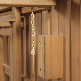 vidaXL Składany leżak z poduszką, lite drewno akacjowe