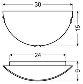 Lampa Sufitowa Candellux Edgar 11-09227 Plafon E27