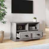 vidaXL Szafka pod TV, szary dąb sonoma, 80x35x50 cm