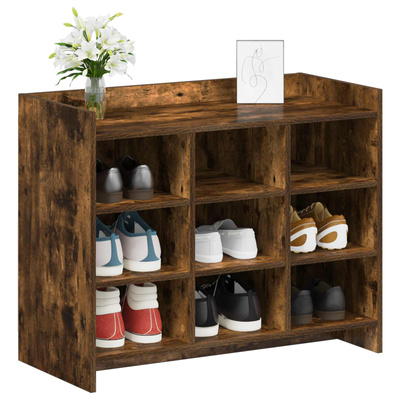 Szafka na buty z przechowywaniem Dąb wędzony 85 x 39,5 x 70 cm