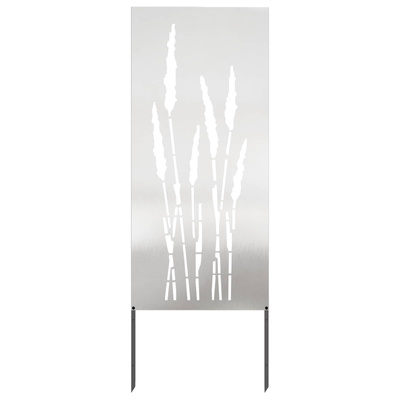 Ekran zapewniający prywatność w ogrodzie Srebrny 50 x 140 cm