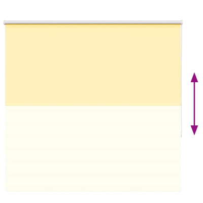 Roleta zaciemniająca Żółta 155x150 cm Szerokość tkaniny 151,6cm