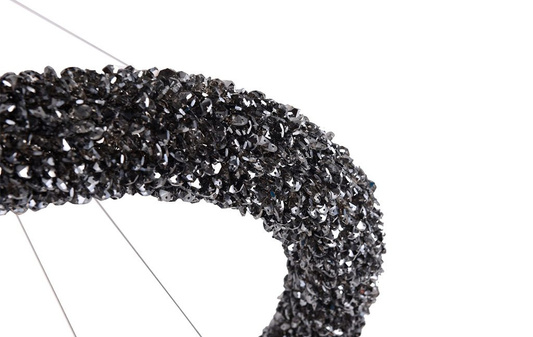 Designerska Lampa Wisząca czarna Swarovski Adani AD216