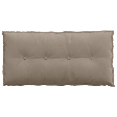 Poduszka na plecy Ciemnoszary 100 x 50 cm Tkanina mikrofibrowa
