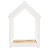 vidaXL Legowisko dla psa, białe, 61x50x70 cm, lite drewno sosnowe