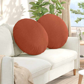 Poduszki na siedziska 2 pcs Czerwono-pomarańczowy ? 80 cm