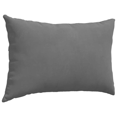 Poduszki na sofę 2 pcs Ciemnoszary 60 x 40 cm tkanina