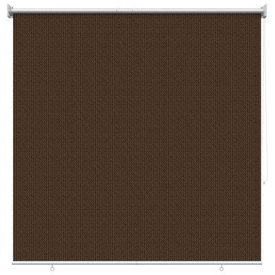 Roleta zewnętrzna 90% blokada UV brązowy 120 x 230 cm HDPE