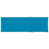 vidaXL Leżak z poduszką, lite drewno akacjowe