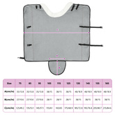 Koc dla Koni Całkowity Jasny Szary 125 cm Polarowy fleece