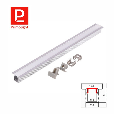 PrimoLight Profil aluminiowy LED wpuszczany srebrny