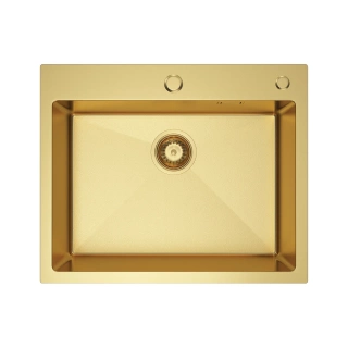 Zlewozmywak stalowy DORIS gold