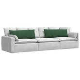Poduszki na sofę 2 pcs Ciemna zieleń 120 x 40 cm