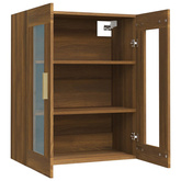 vidaXL Szafka wisząca, brązowy dąb, 69,5x34x90 cm model standard