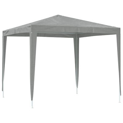 Namiot Imprezowy 250 x 250 x 240 cm jasnoszary PE i stal