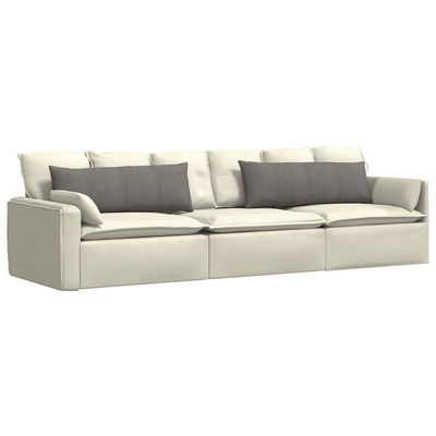 Poduszki na sofę 2 pcs Jasnoszary 120 x 40 cm