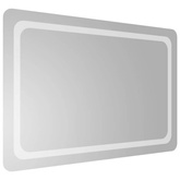 vidaXL Lustro łazienkowe z LED, 60x90 cm