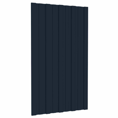 Panel dachowy 36 pcs antracytowy 80 x 45 cm Stal galwanizowana